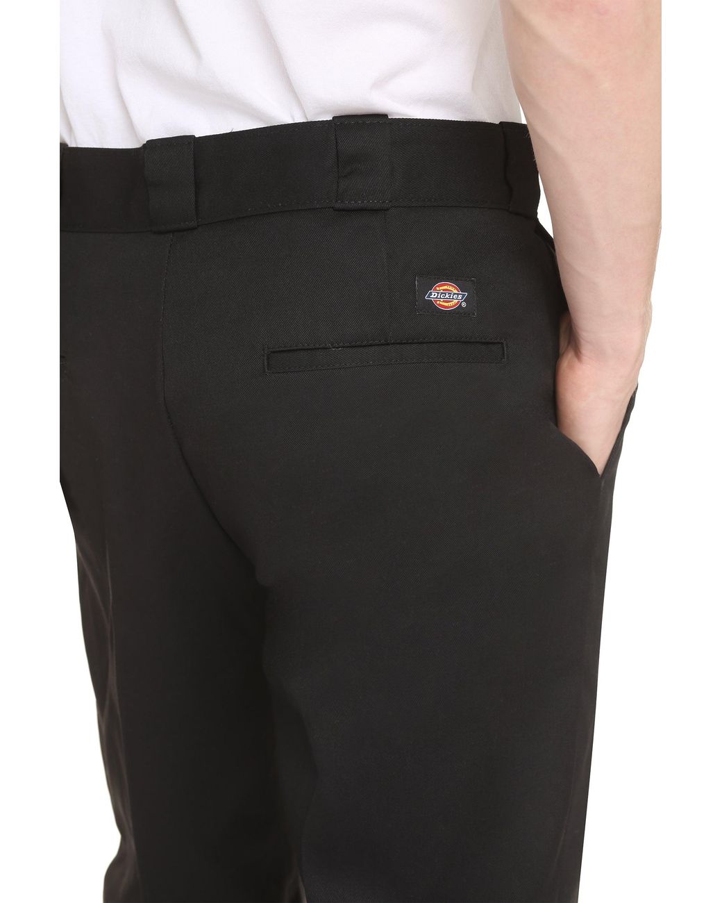 Dickies Black 874 Cotton-Blend Trousers Polyester Chinos for men