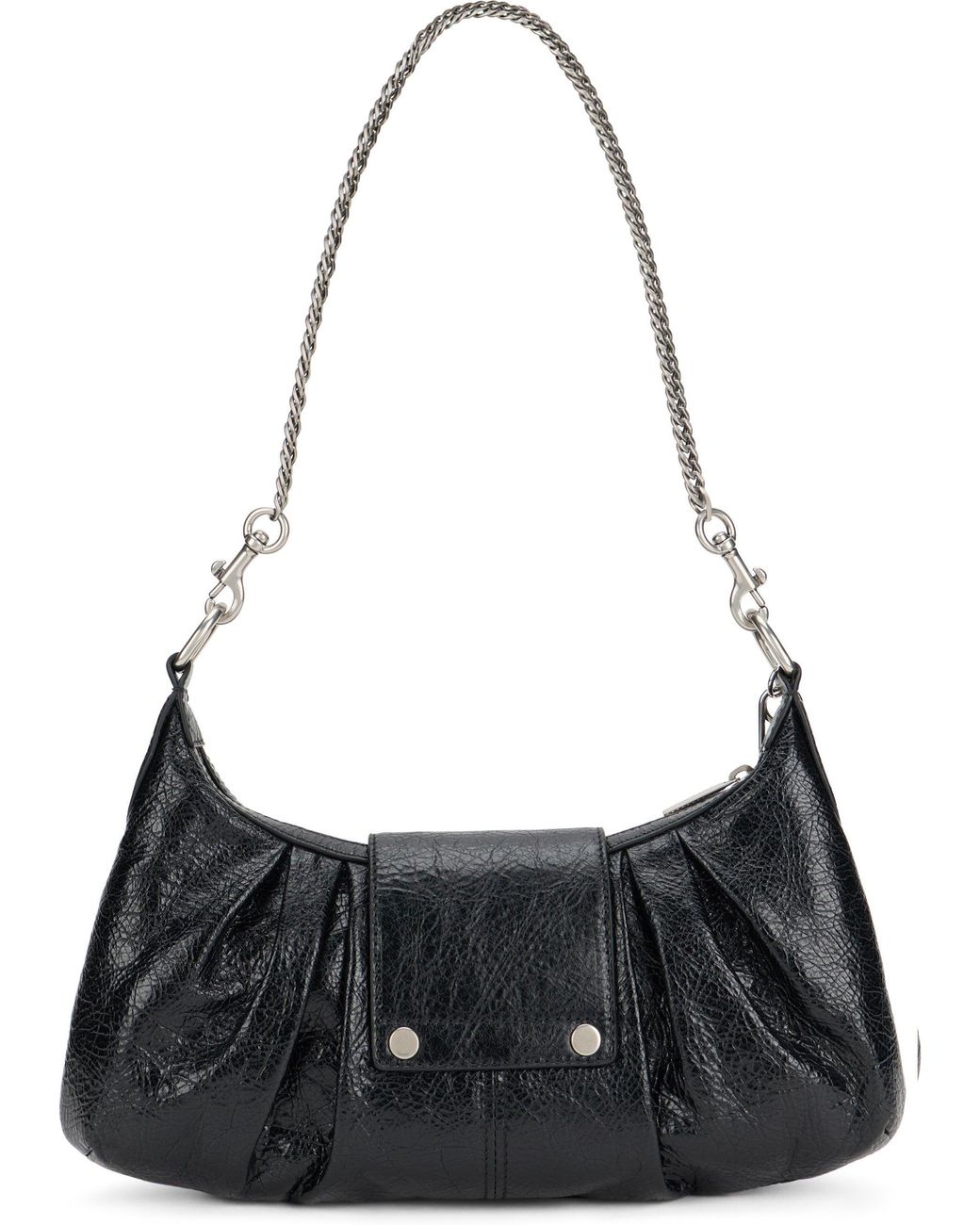 Balenciaga Black Shoulder Bag Pamela Small Leather