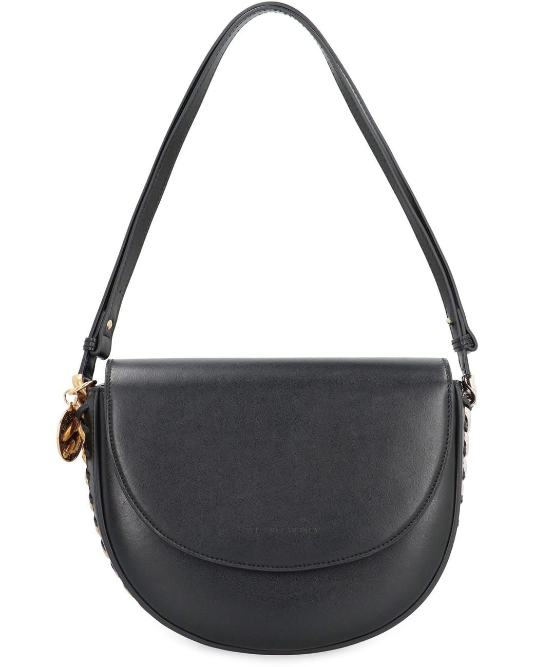 Stella McCartney Black Frayme Shoulder Bag Polyamide