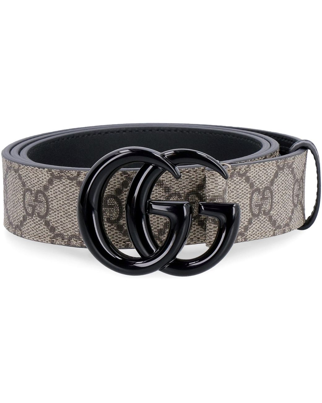 Gucci GG Supreme Fabric Belt in Beige (Natural) for Men | Lyst UK