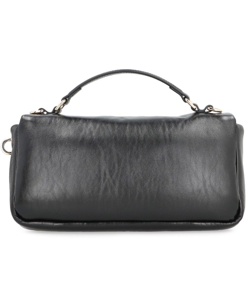 Gucci Black Small Gg Milano Leather Handbag