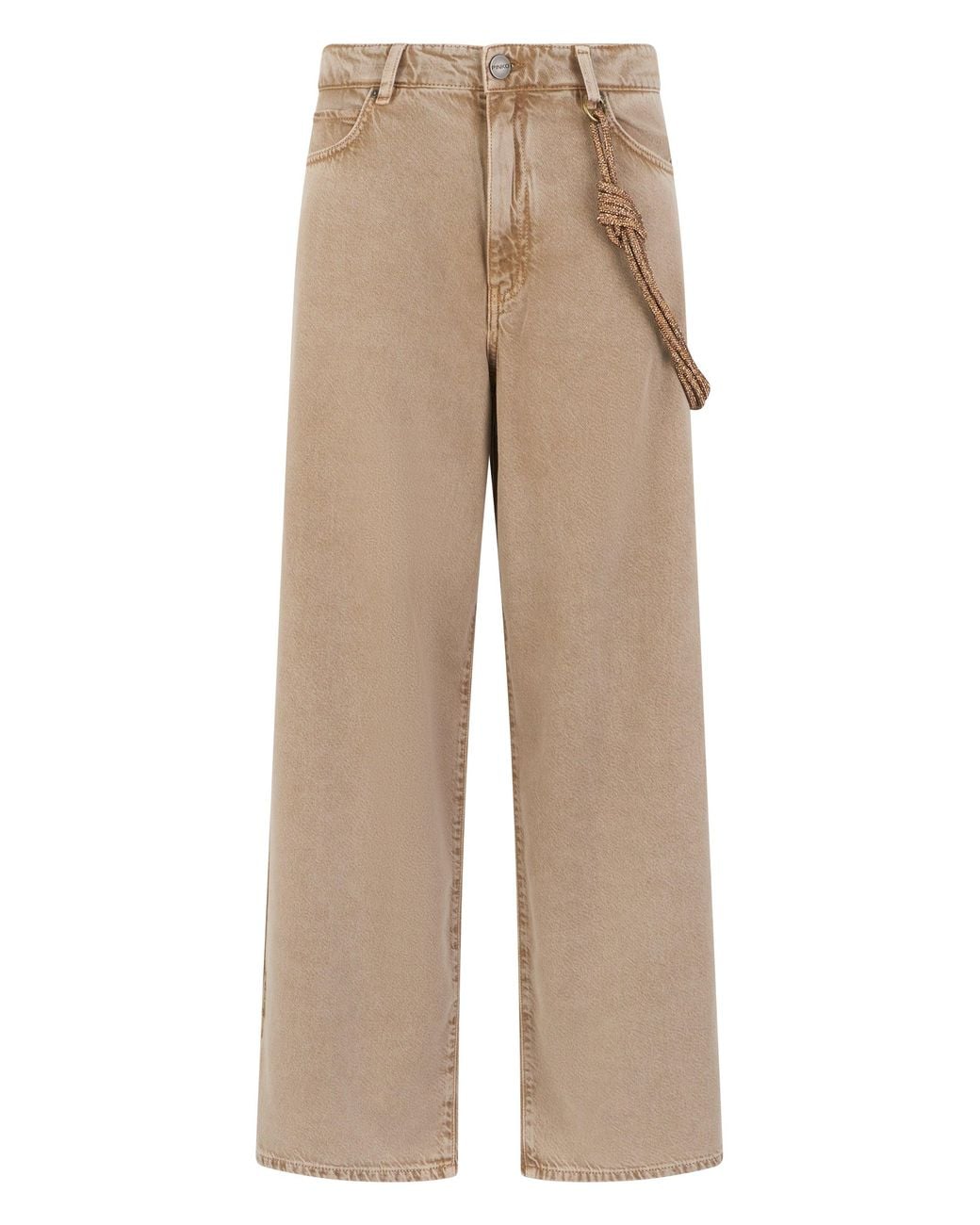 Pinko Natural Jeans With Rope Jewel