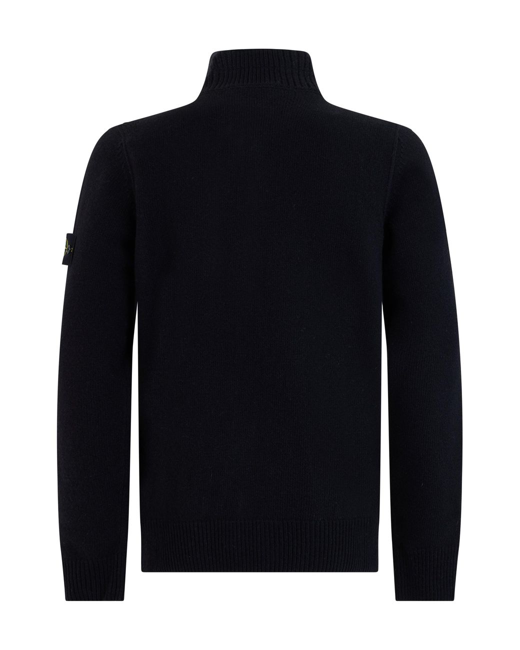 Stone Island Blue High-Neck Sweater Made Of Wool for men