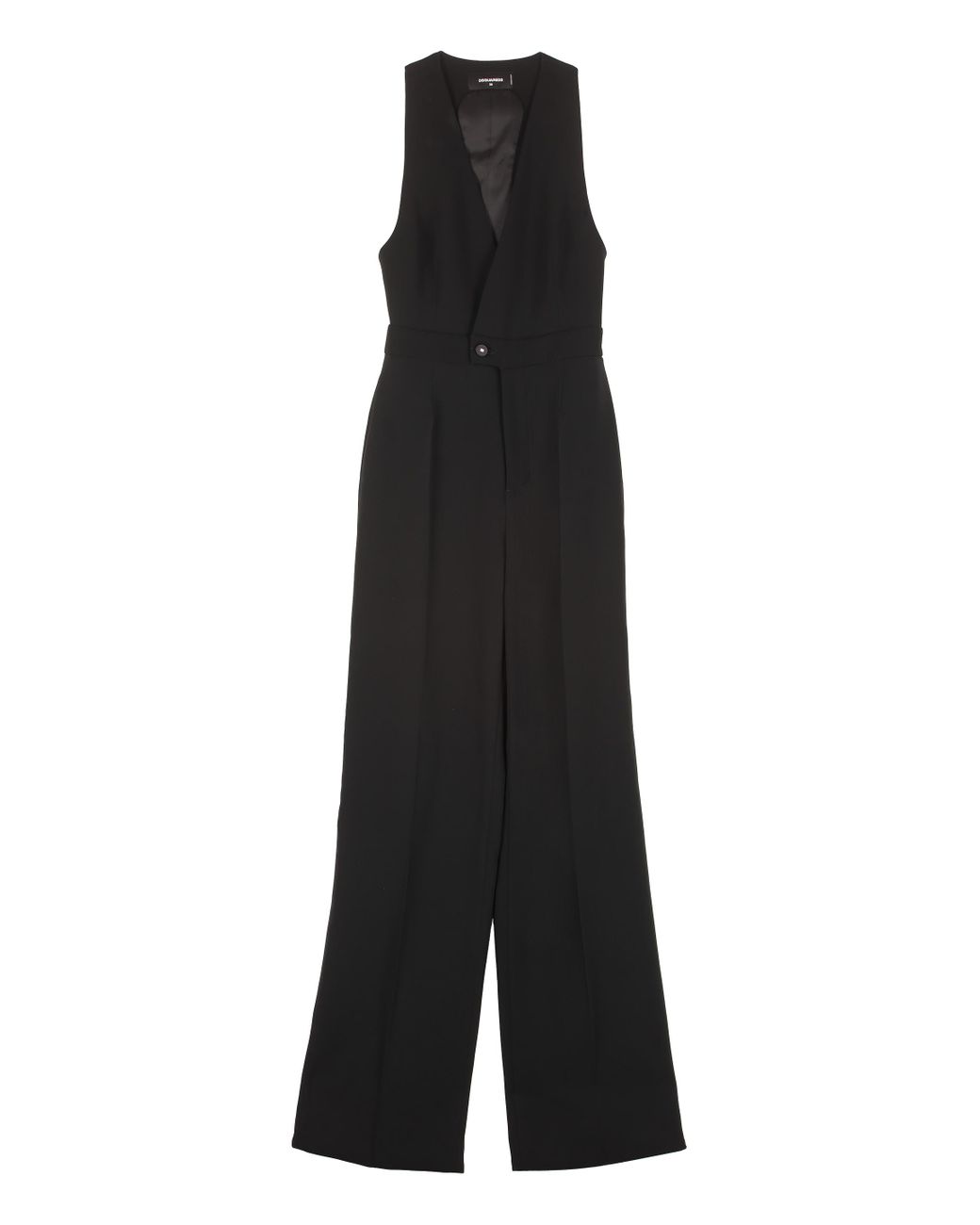 DSquared² Synthetic Viscose Jumpsuit in Black - Lyst
