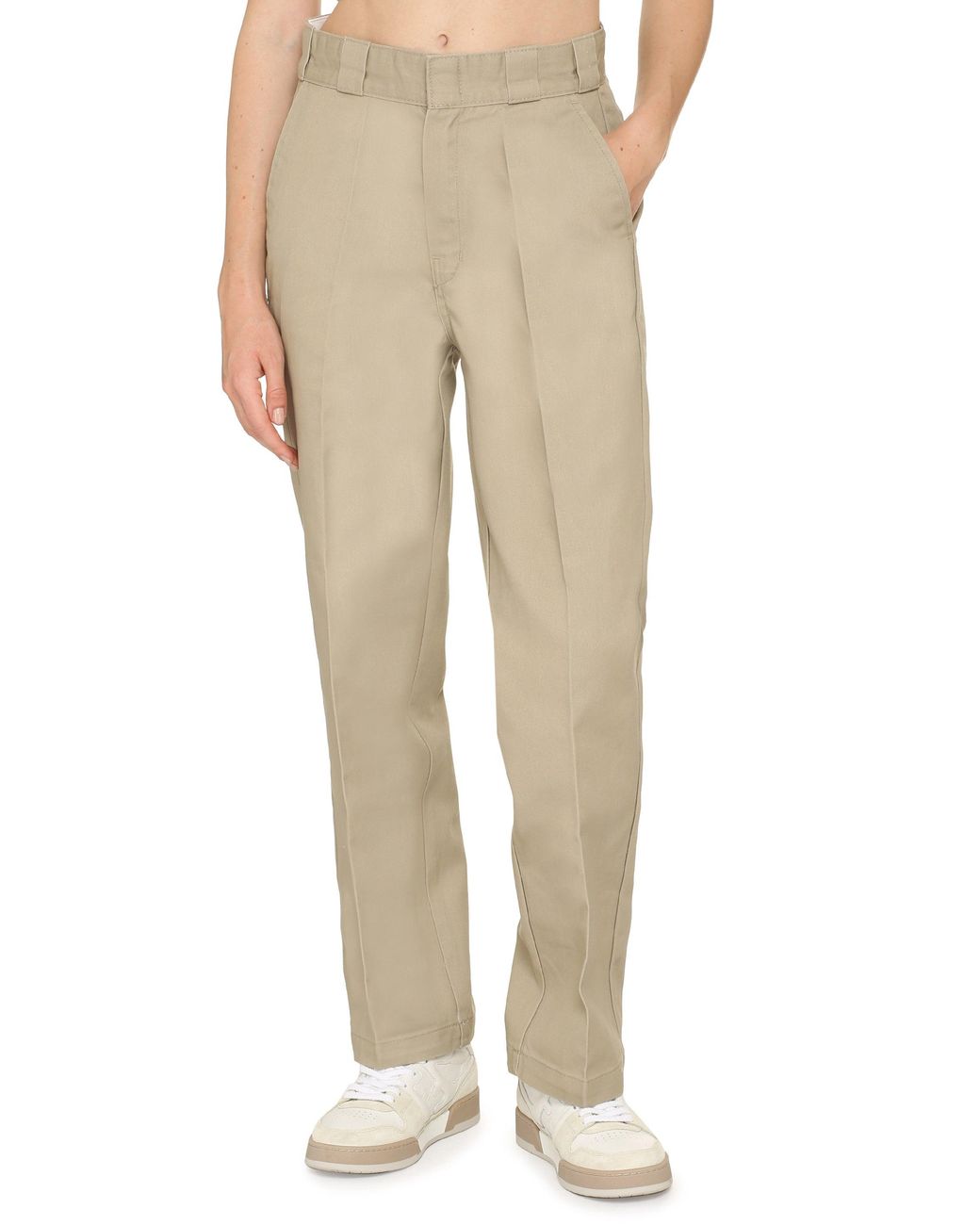 Dickies Natural Elizaville Straight-Leg Trousers