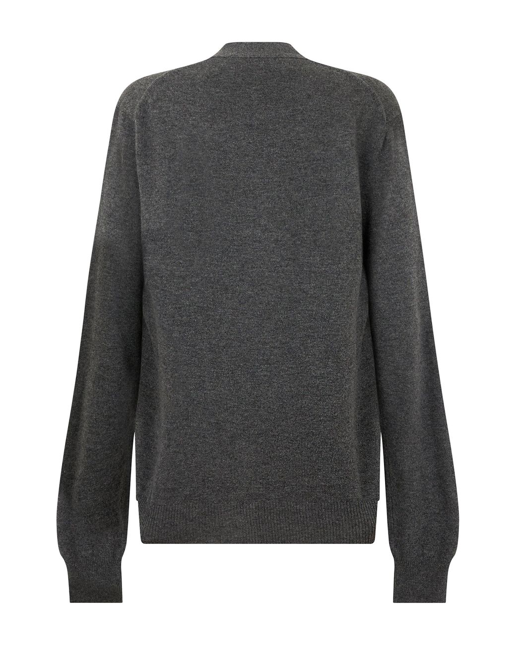 COMME DES GARÇONS PLAY Gray Wool Cardigan Dark Cardigans for men
