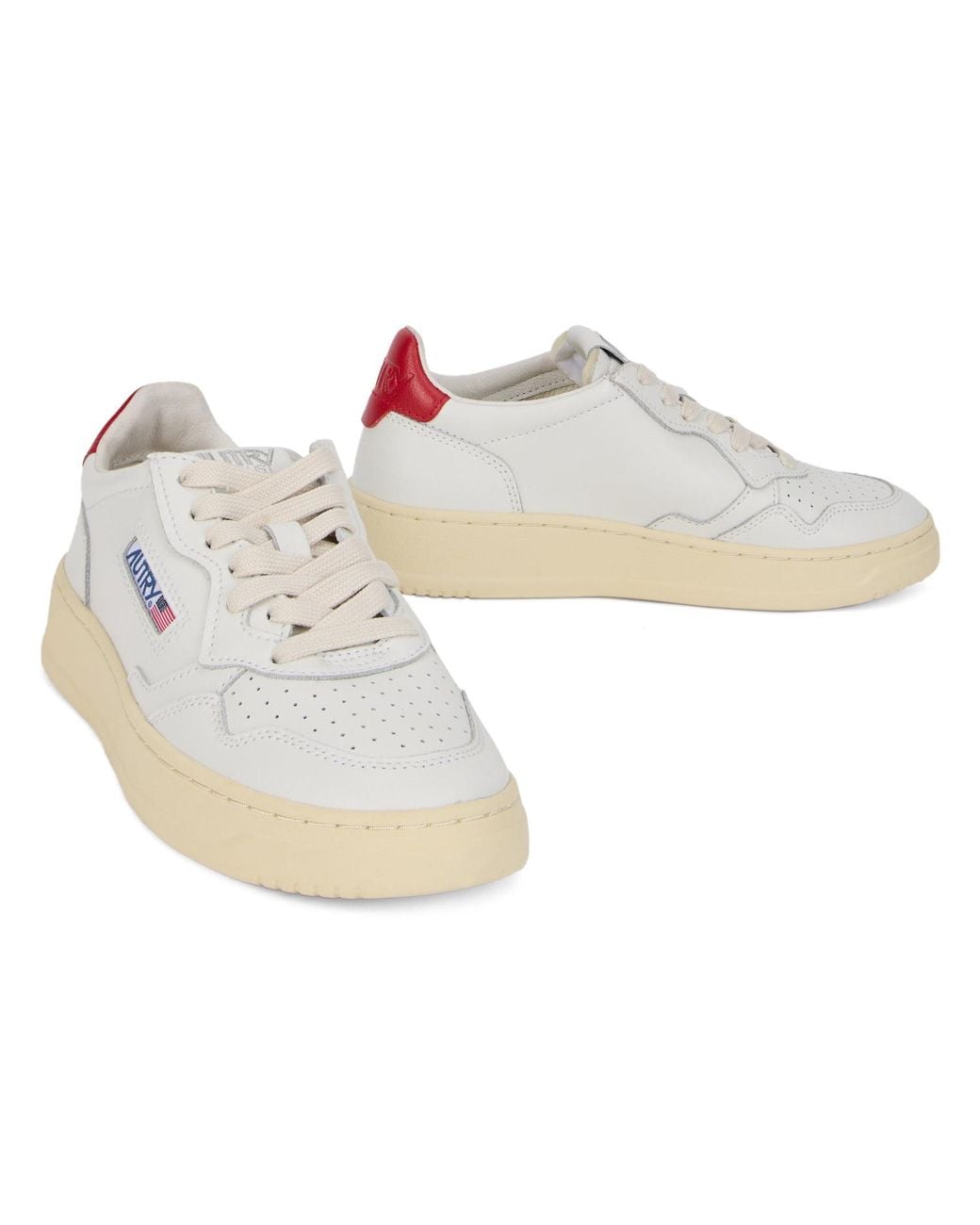 Autry White Sneakers With High Sole