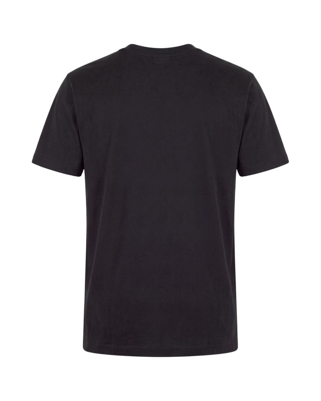 Gucci Black Cotton And Silk T-Shirt With Logo