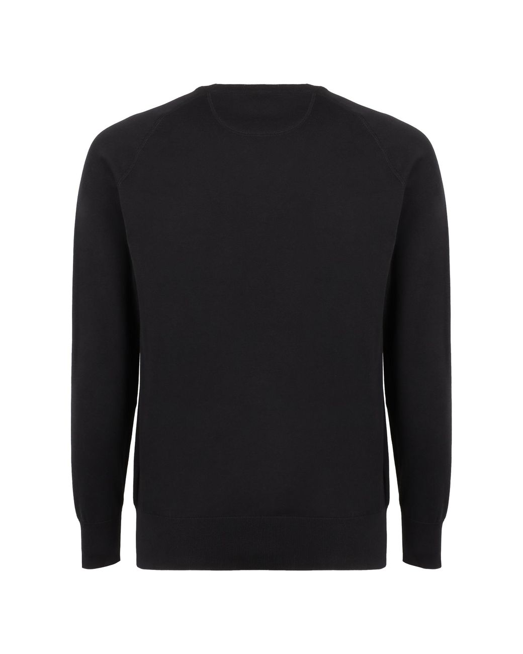 Aspesi Black Cotton Crew-Neck Sweatshirt for men