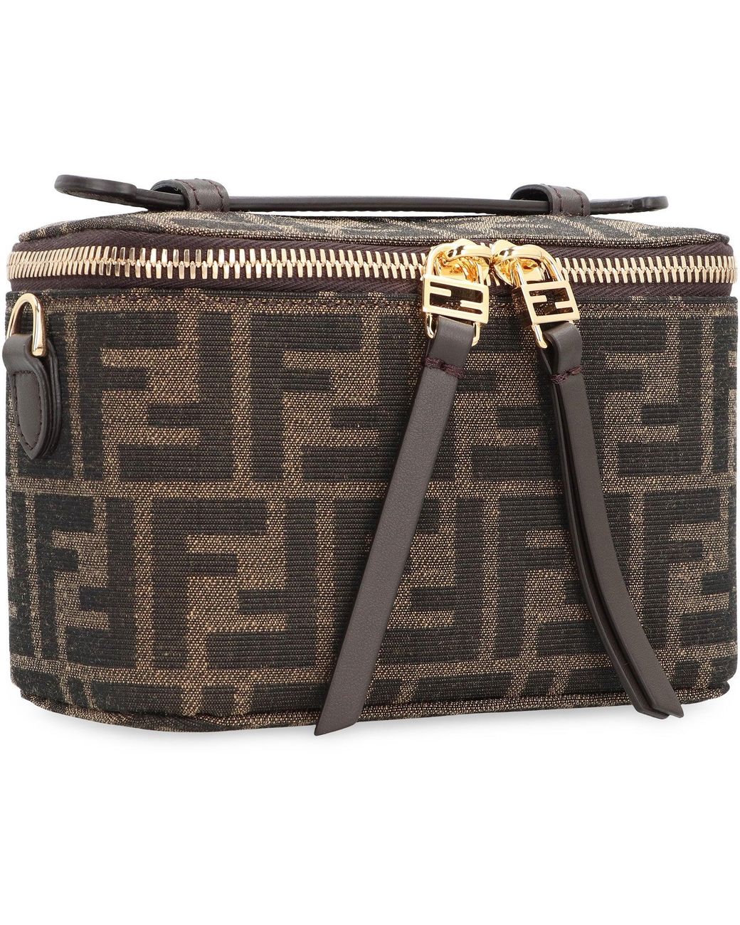 Mini-bag Vanity in tessuto di Fendi in Gray