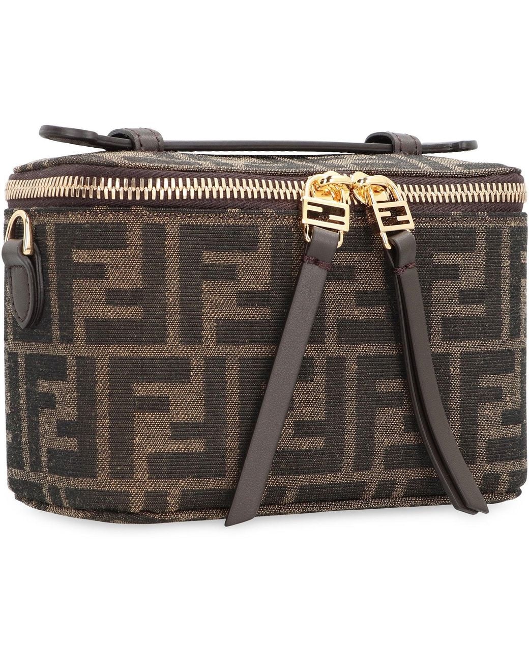 Fendi Gray Mini Vanity Handbag