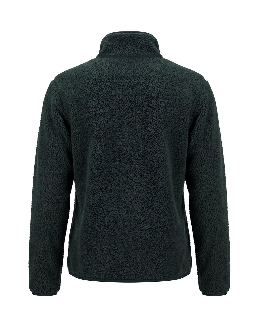 K-Way Black Sweater With Zip And High Collar for men