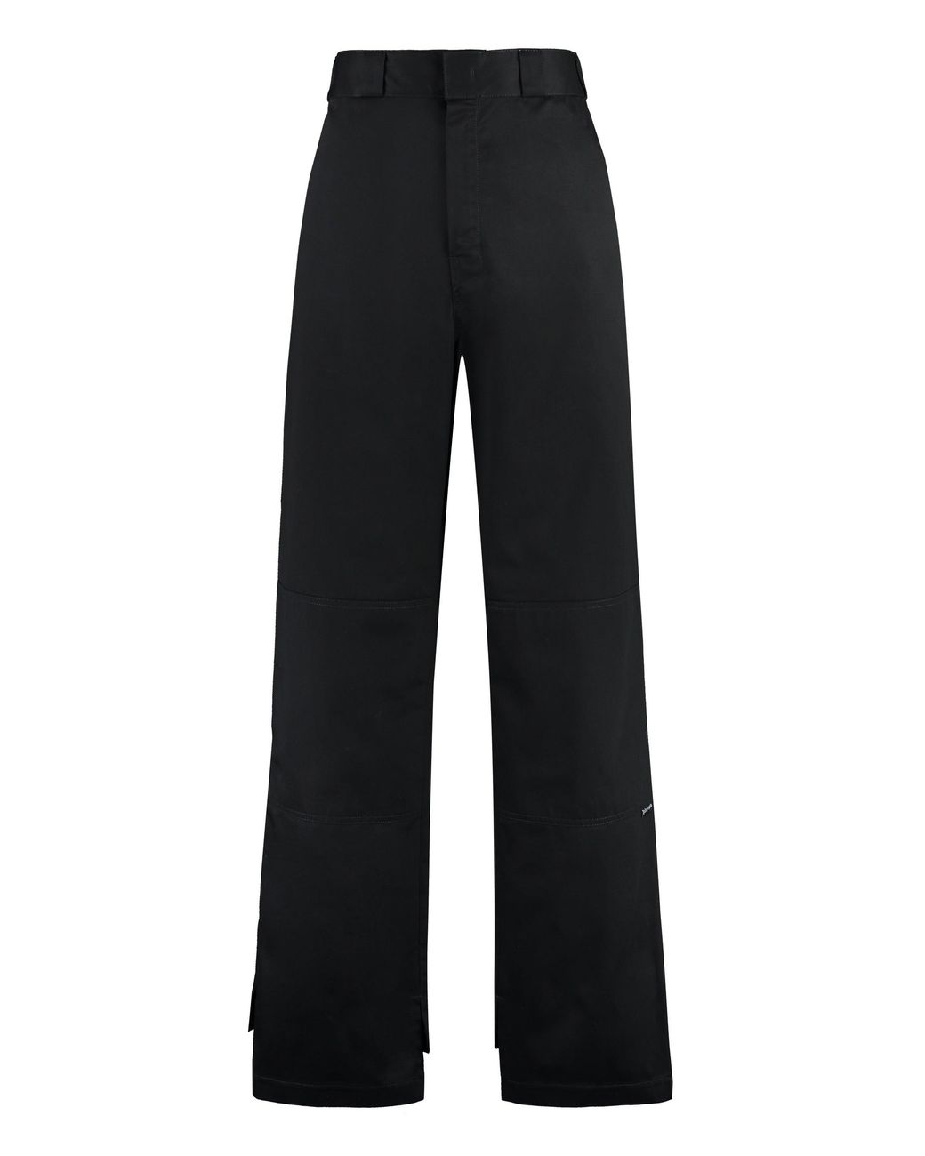 Palm Angels Black Cotton Cargo-Trousers for men