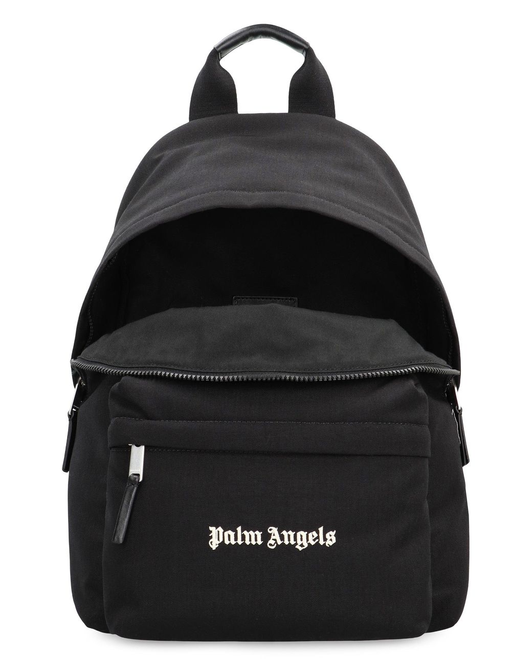 Zaino con logo di Palm Angels in Black da Uomo