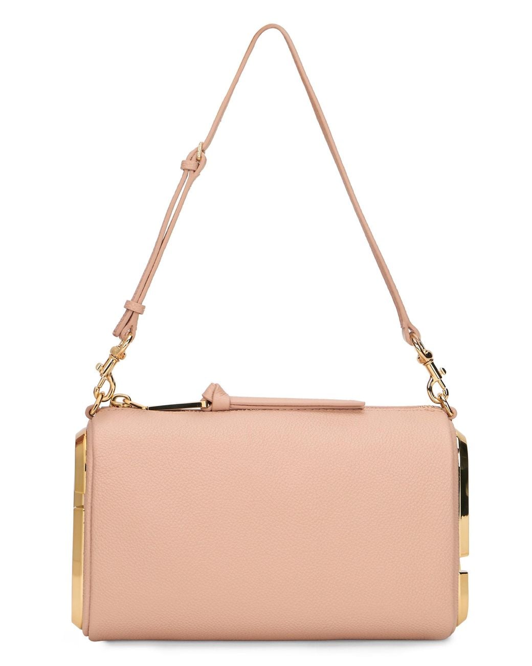 Marc Jacobs Pink Leather Shoulder Bag Snapshot Bovine Suede