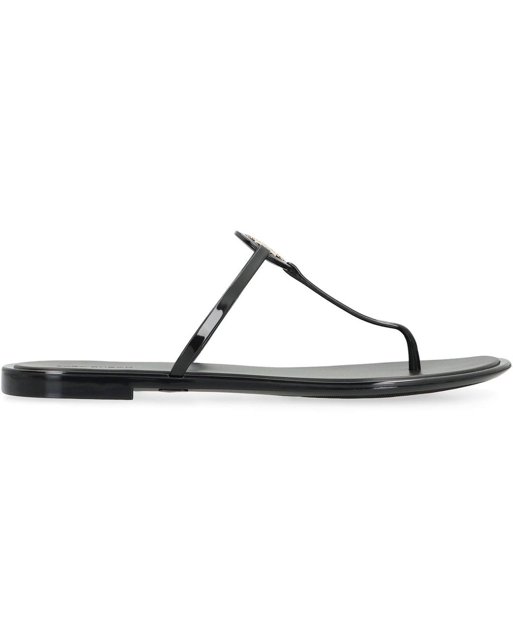 Tory Burch Black Sandals Mini Miller Jelly Perfect Polyurethane