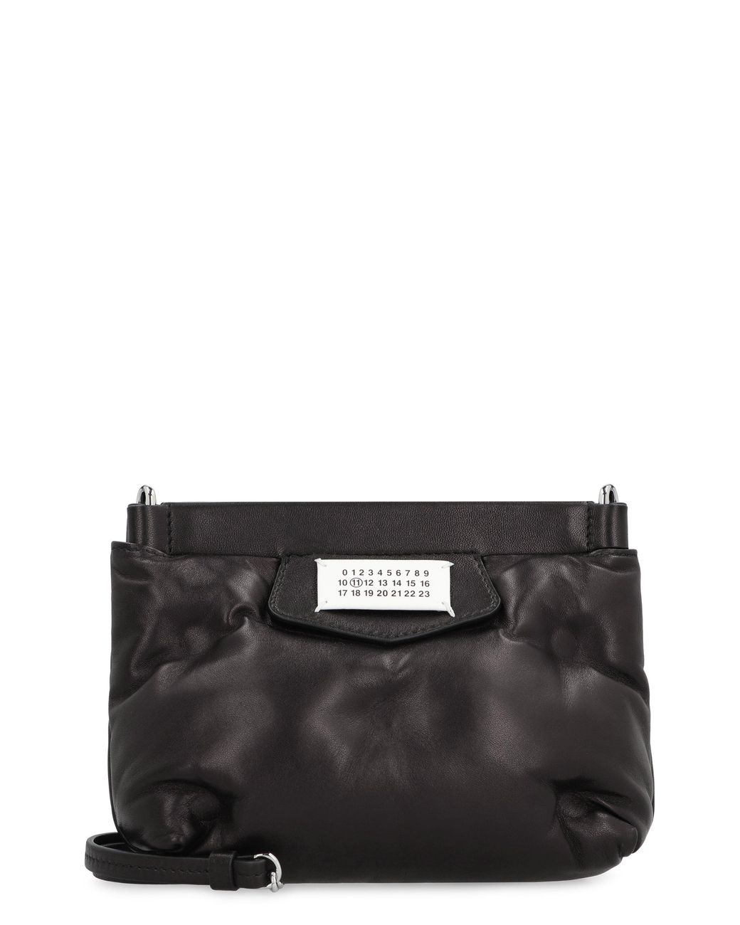 Maison Margiela Black Glam Slam Leather Clutch