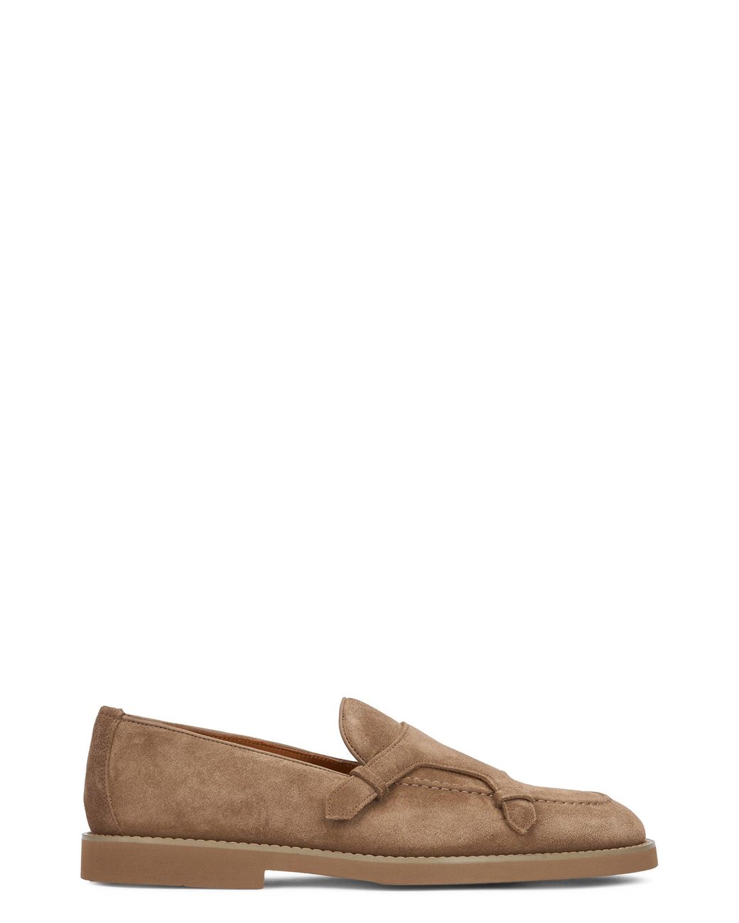 Doucal's Brown Suede Loafers for men