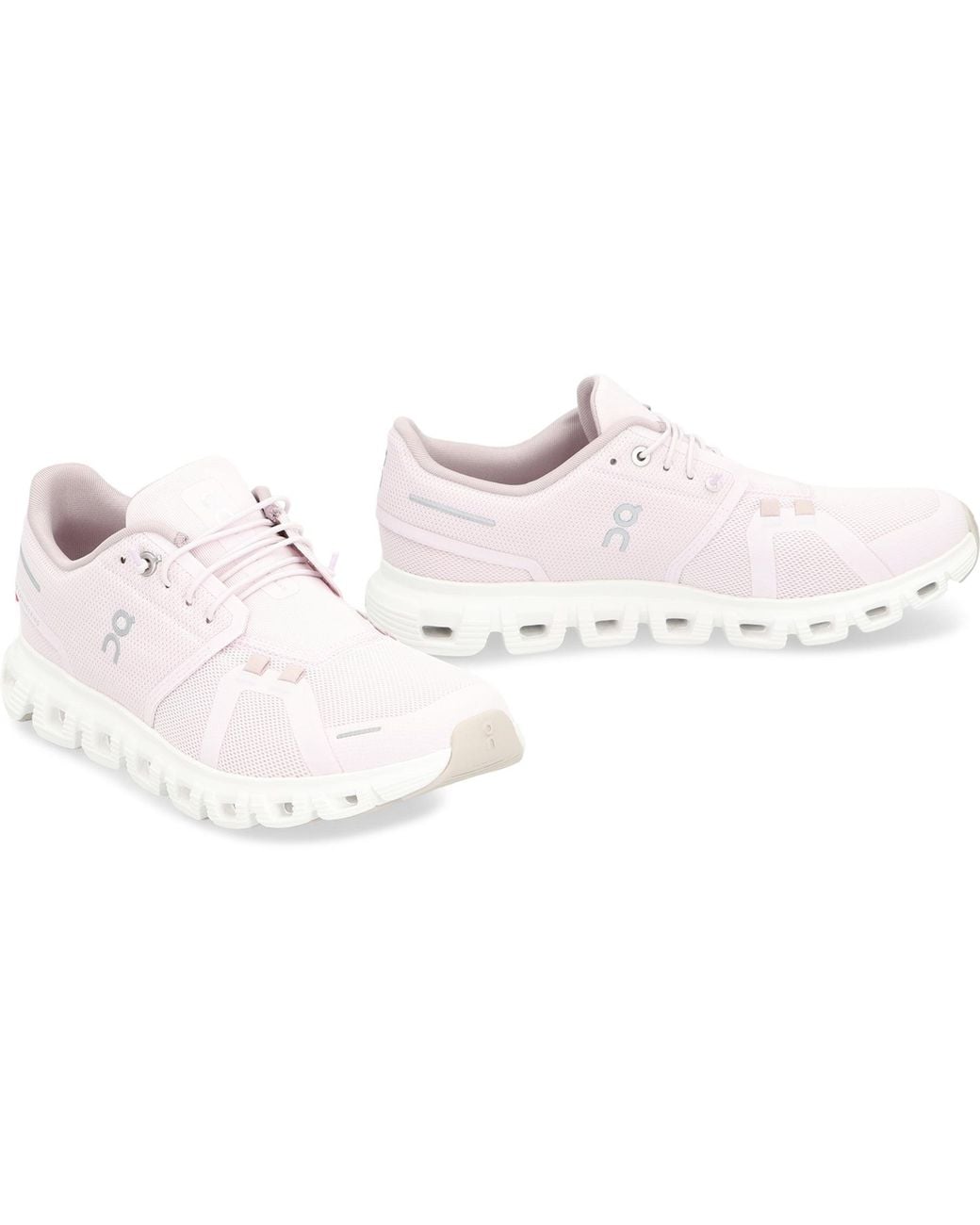 On Shoes Pink Sneakers Low-Top Cloud 6