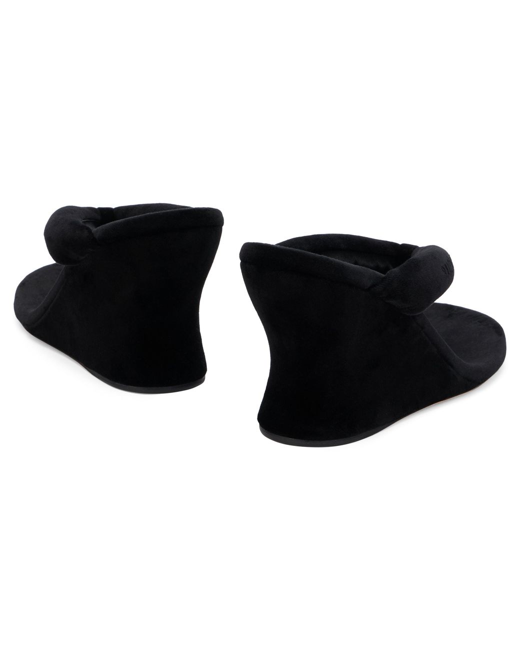 Balenciaga Black Wedge Sandals Cotton