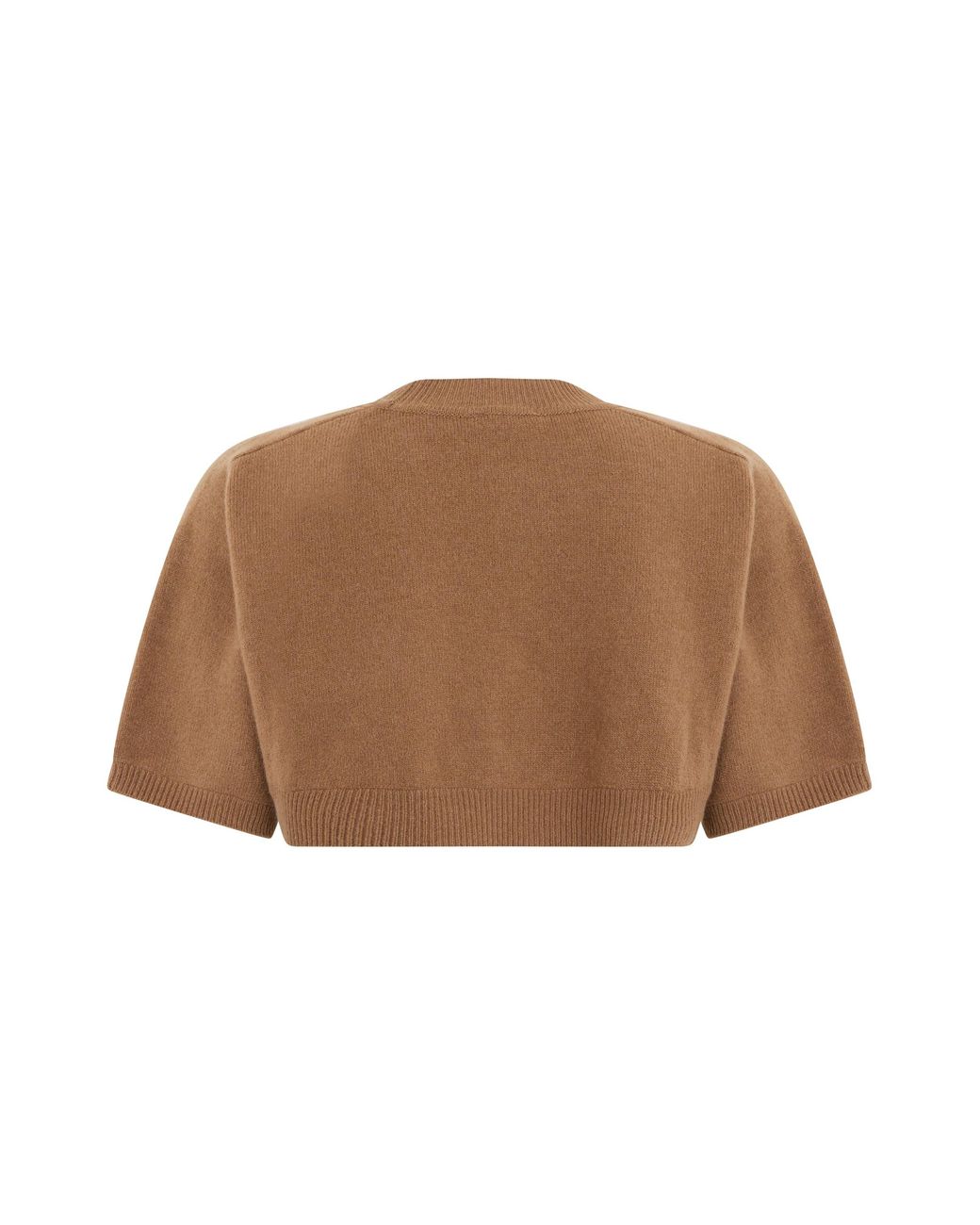 Elisabetta Franchi Brown Cropped Sweater