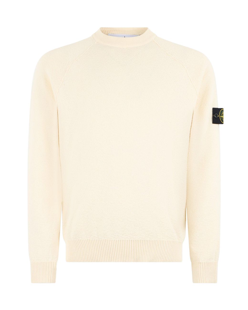 Stone Island Natural Crew Neck Sweater for men