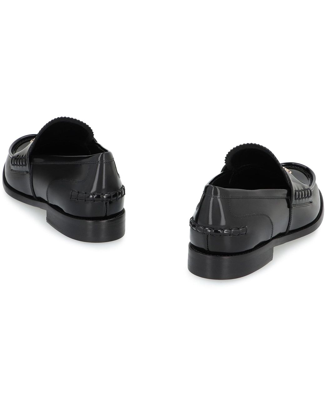 Alexander Wang Black Loafers Carter Patent Leather Cow Hide