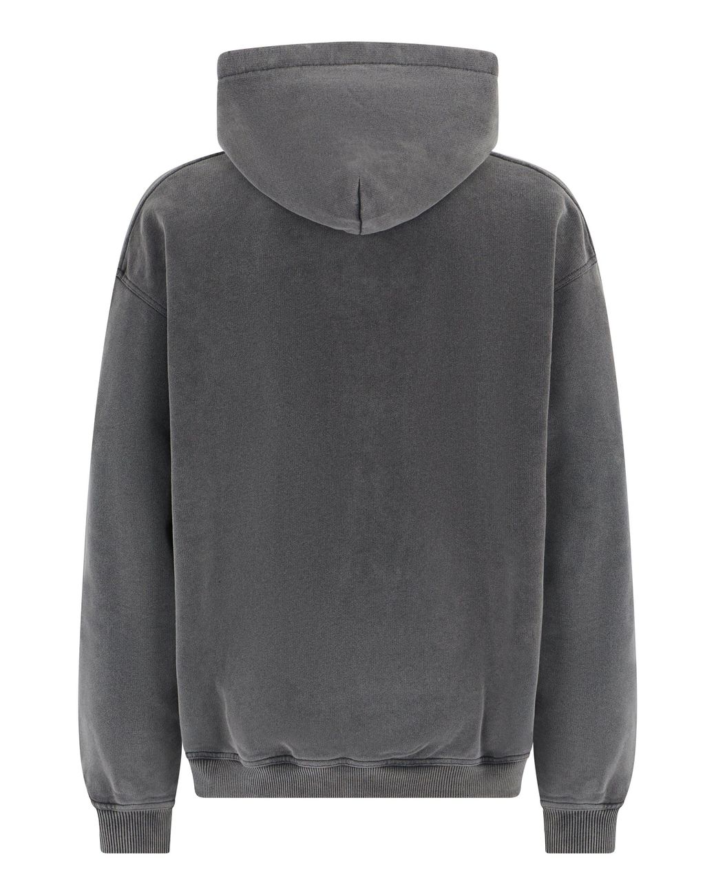 Represent Gray Hooded Sweatshirt Cotton Jumpers for men
