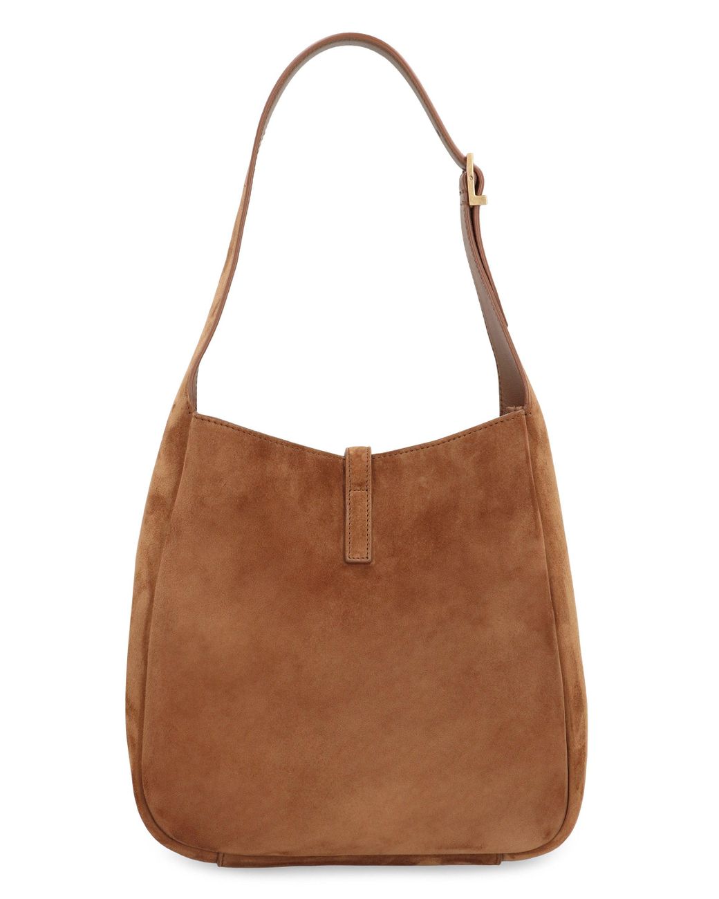 Saint Laurent Brown Le 5 À 7 Piccola Suede Handbag