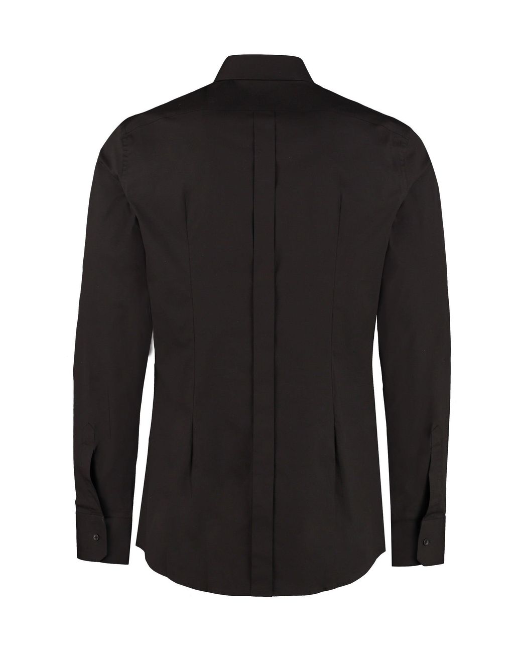Dolce & Gabbana Black Classic Italian Collar Cotton Shirt for men