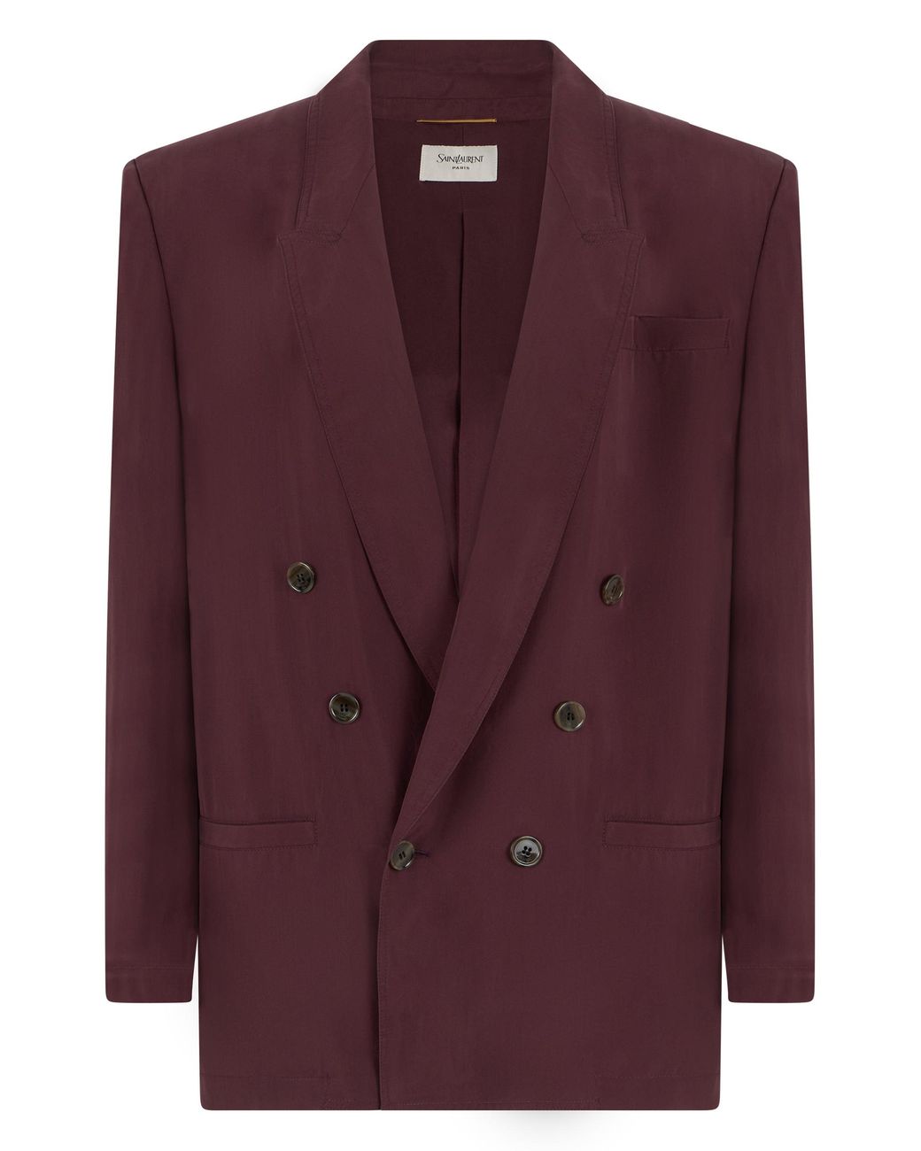 Saint Laurent Purple Double-Breasted Blazer