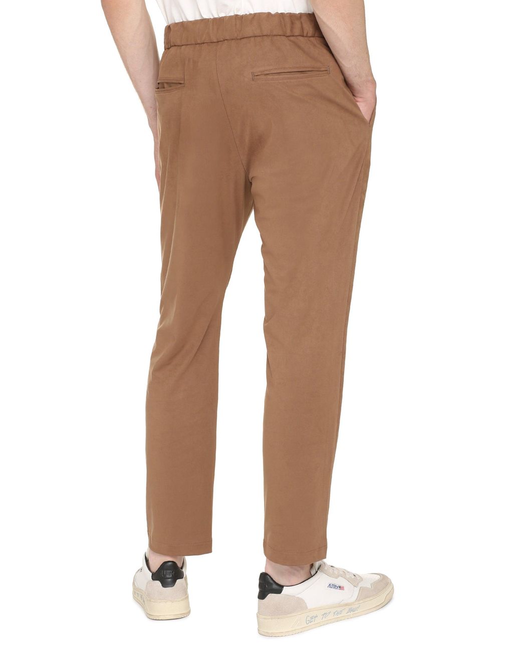 Save 22% Mens Trousers Herno Eco-suede Trousers for Men Slacks and Chinos Herno Trousers Slacks and Chinos 