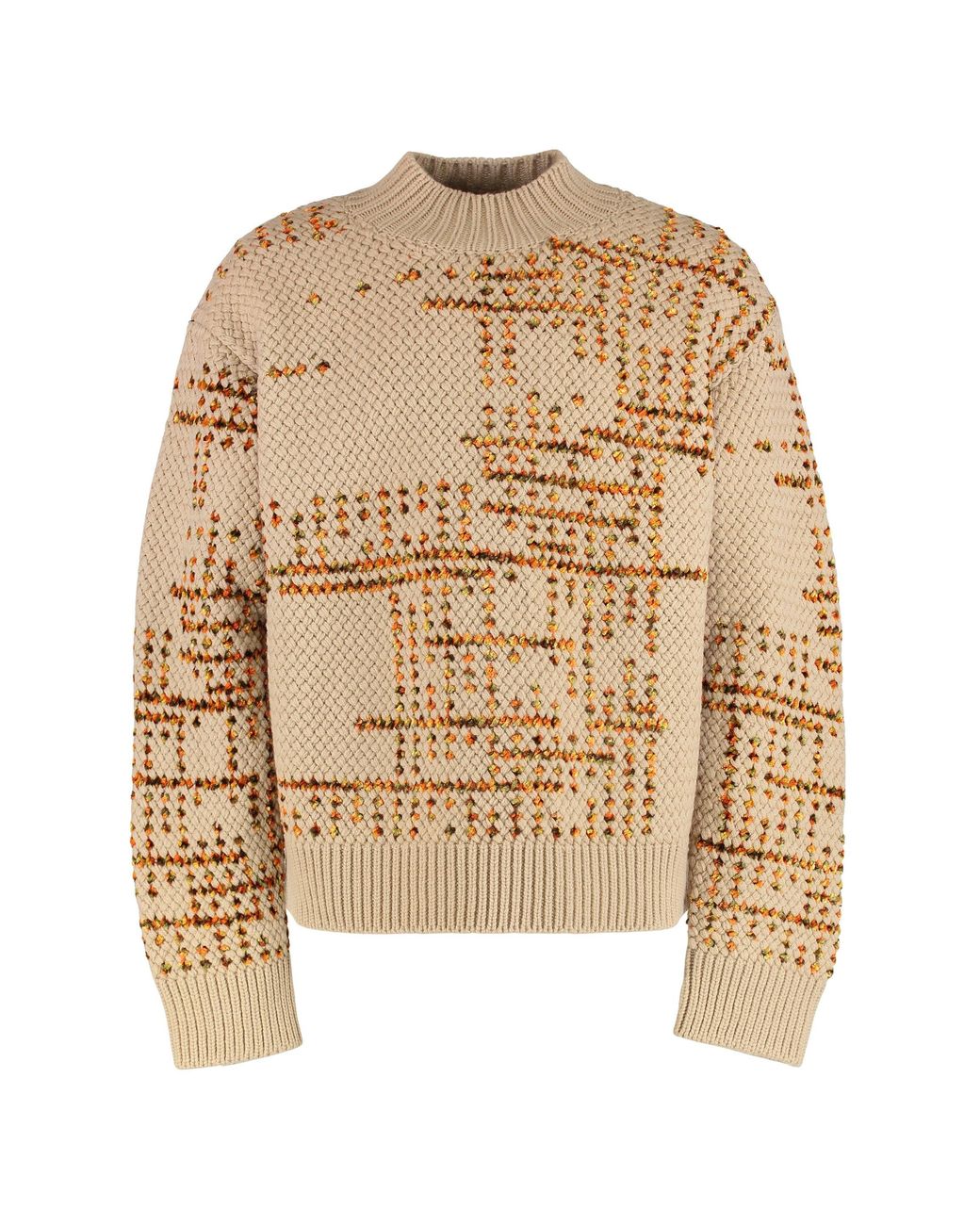 Dries Van Noten Natural Crew Neck Sweater for men