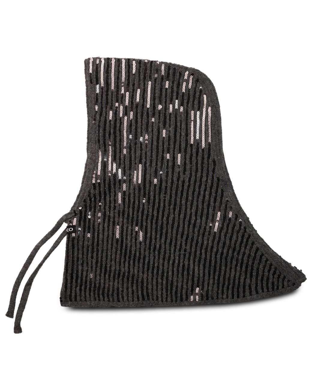 Pinko Black Balaclava With Adjustable Straps