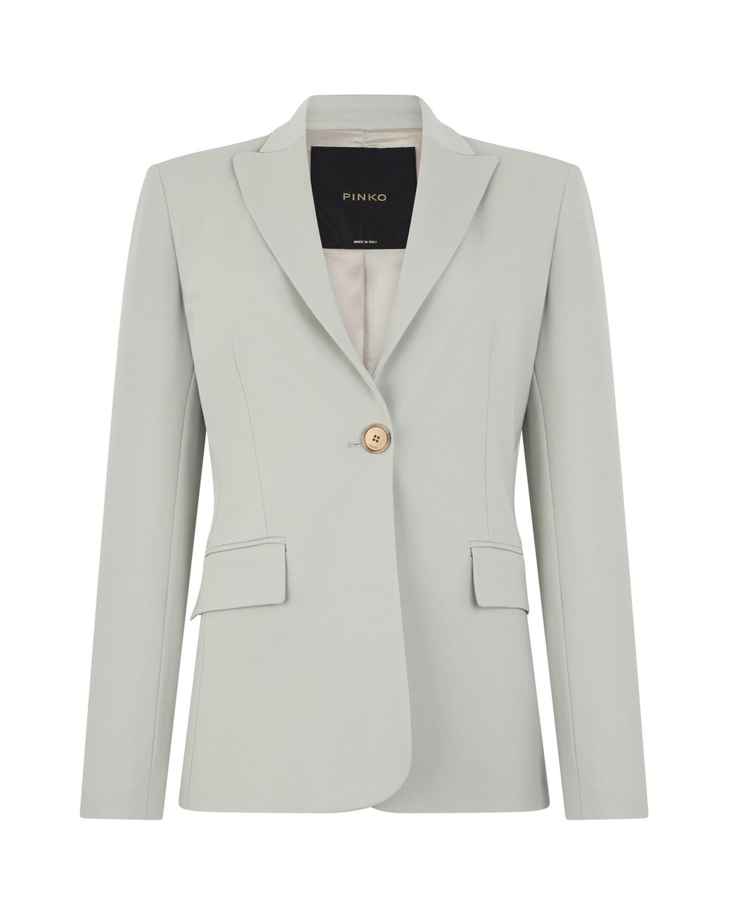 Pinko Gray Single-Breasted Jacket