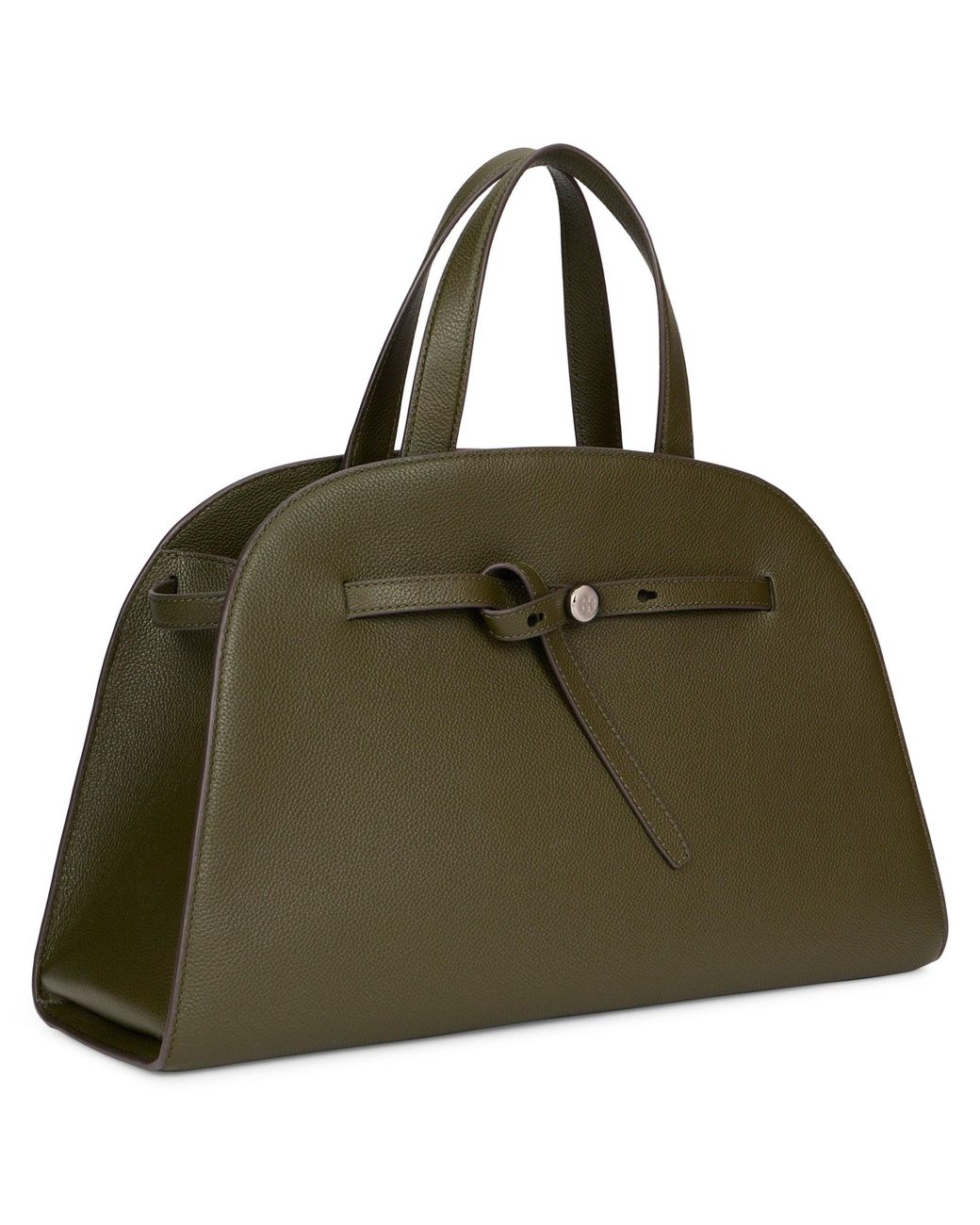 Tory Burch Green Romy Travel Handbag With Top Handles & Shoulder Strap, 25 Cm X 41 Cm X 13 Cm
