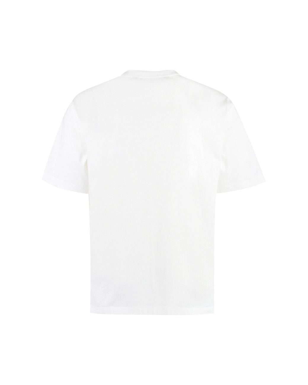 Palm Angels White Cotton Crew-Neck T-Shirt T-Shirts for men