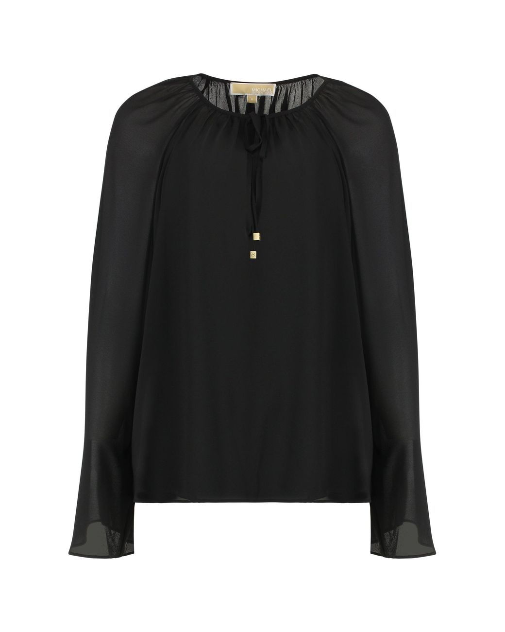 MICHAEL Michael Kors Black Blouse Crêpe Polyester Blouses
