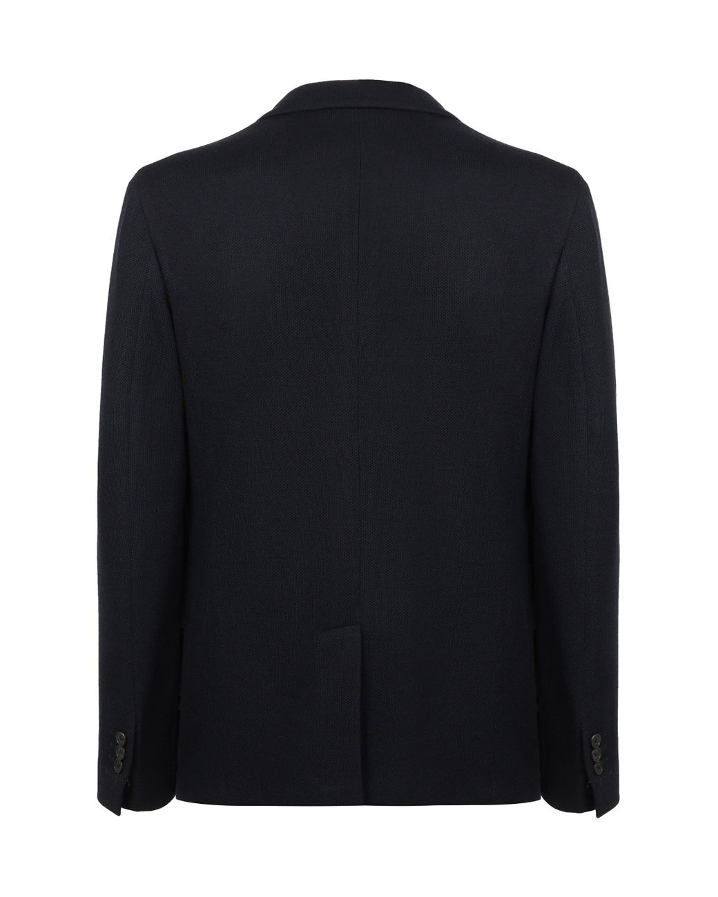 Slowear Black Single-Breasted Two-Button Jacket for men