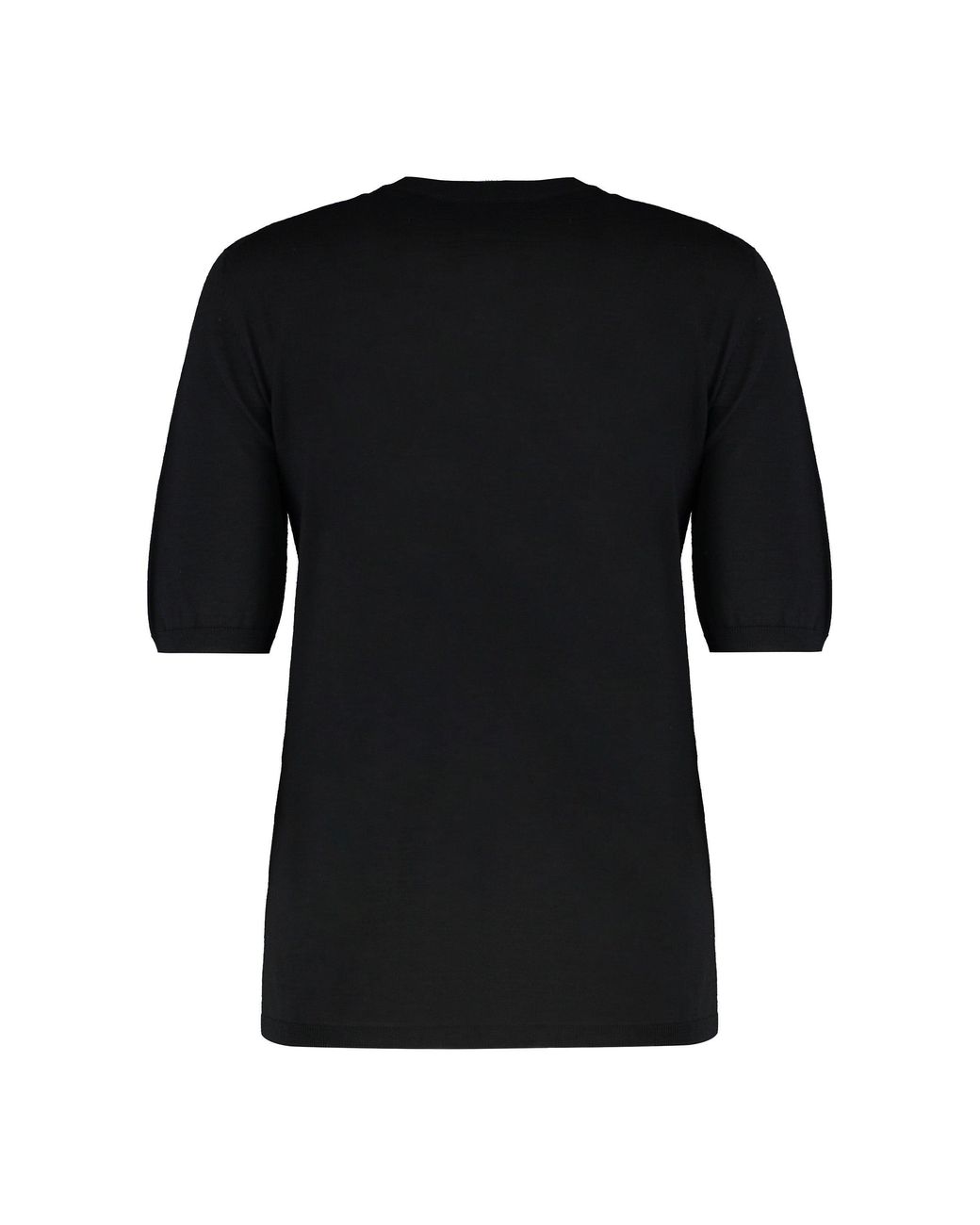 Max Mara Black Basic Wool Shirt