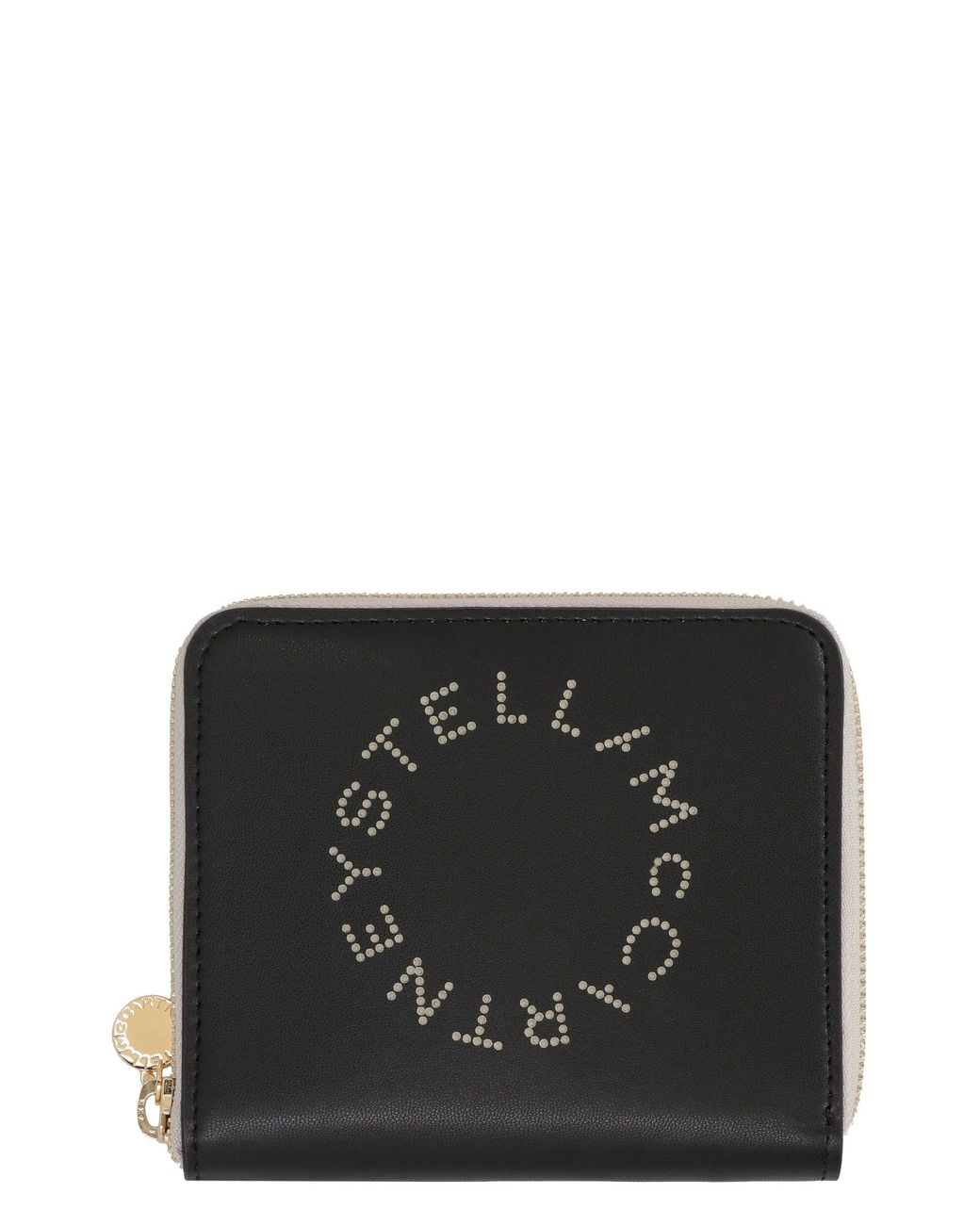 Stella McCartney Gray Stella Logo Alter-Nappa Wallet