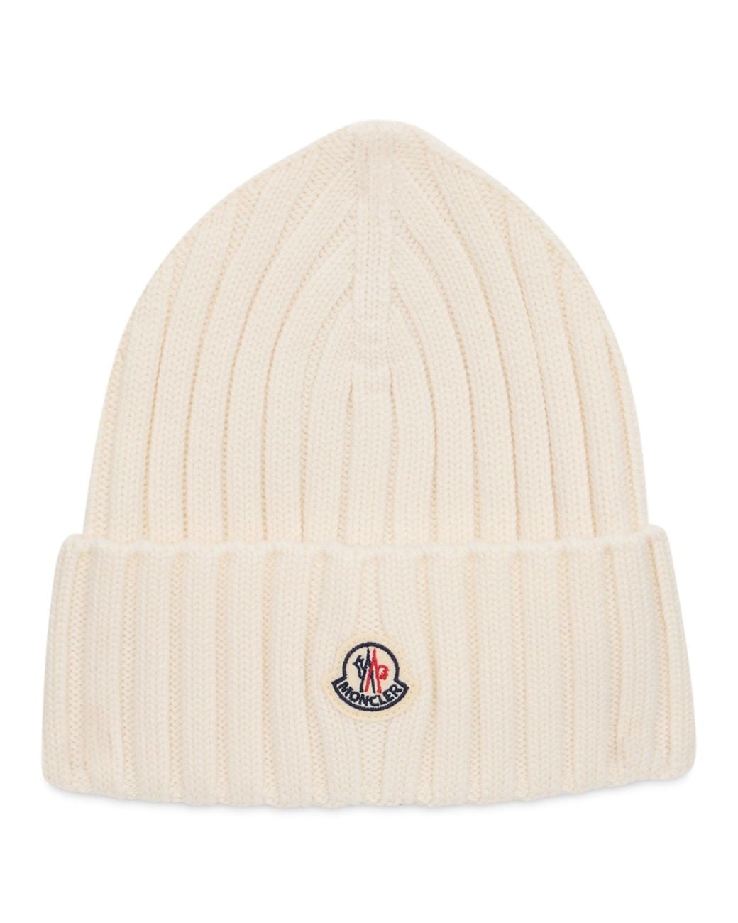 Moncler Natural Knitted Beanie