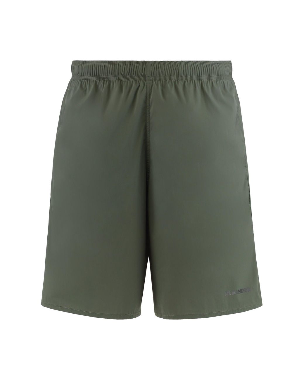 Jil Sander Green Nylon Swim Shorts for men