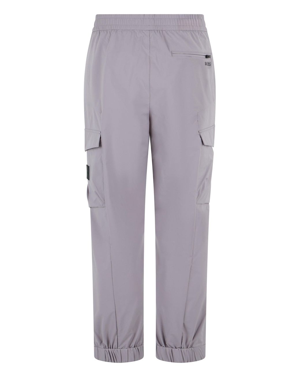Boss Purple Pants With Elastic Waist for men