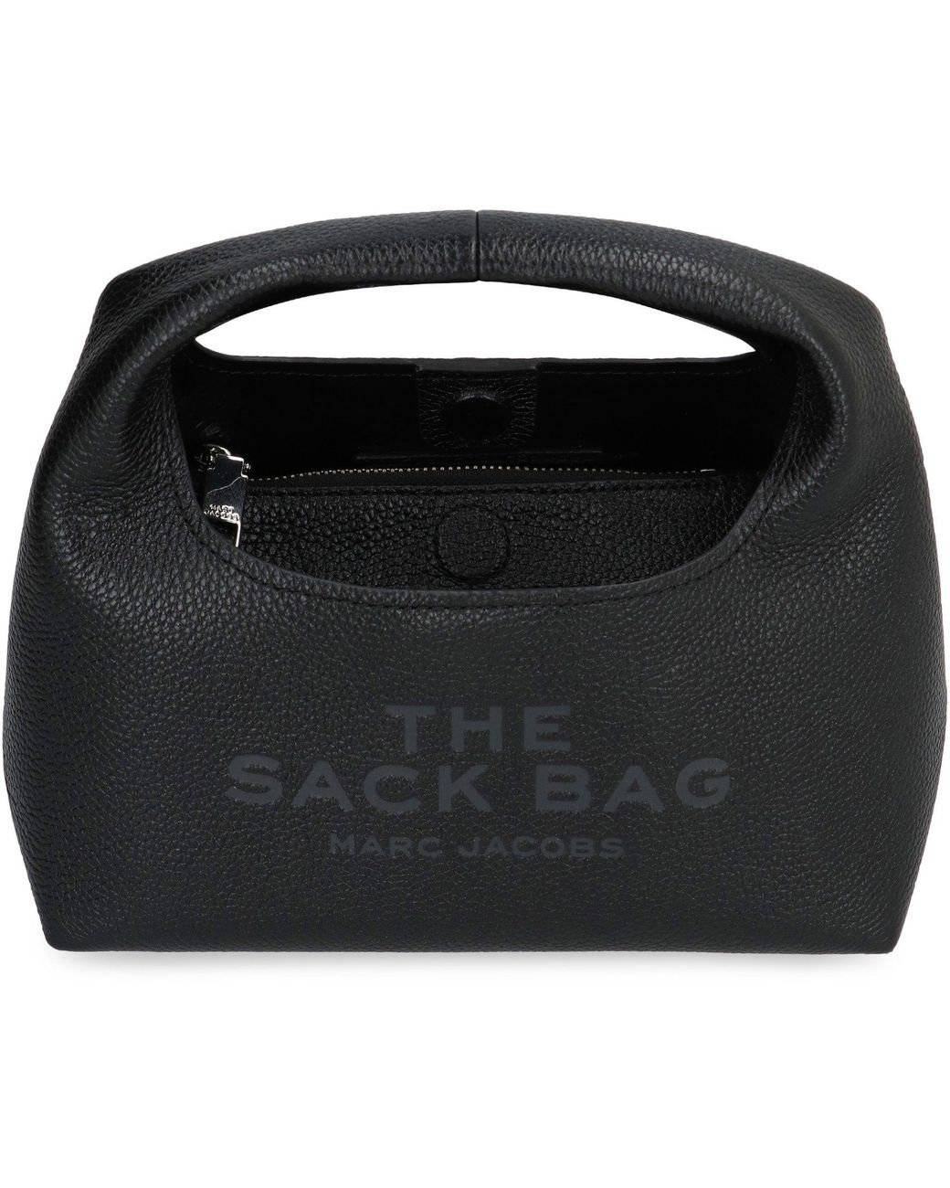 Marc Jacobs Black The Mini Sack Bag Leather