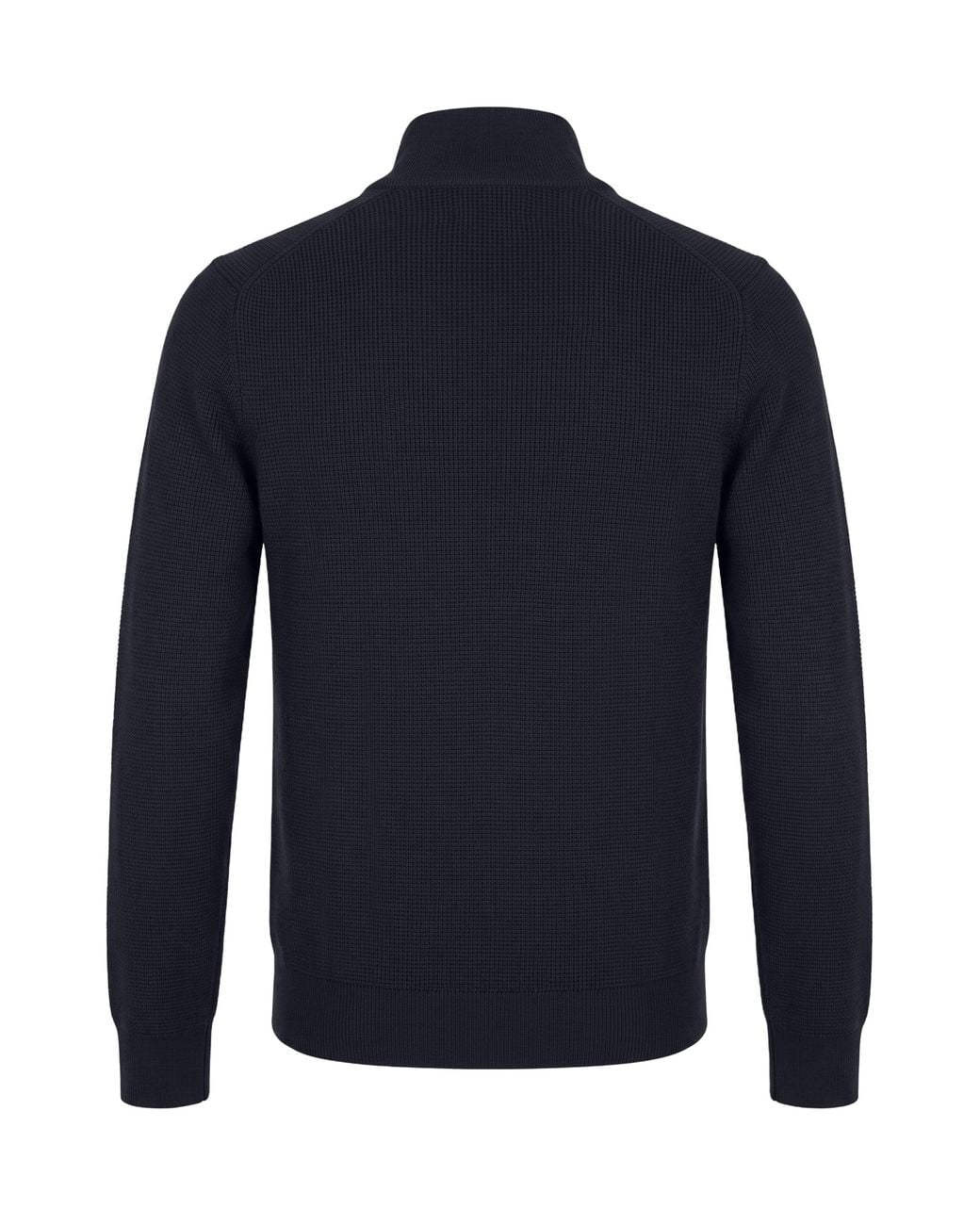 Gant Blue Cotton Cardigan With Zip for men