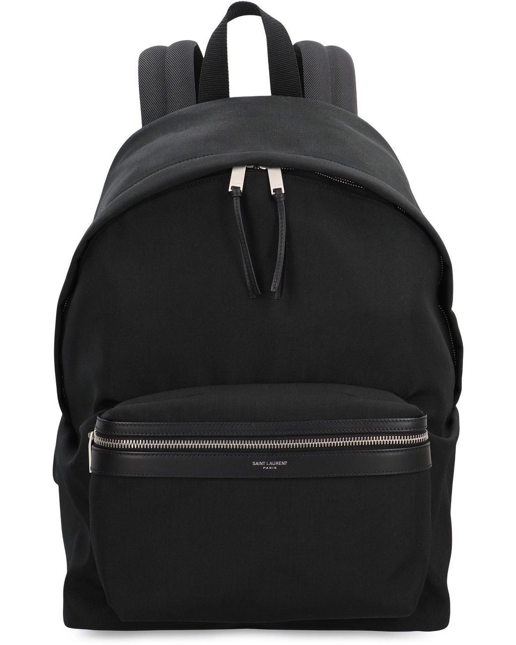 Saint Laurent Black City Technical Fabric Backpack for men