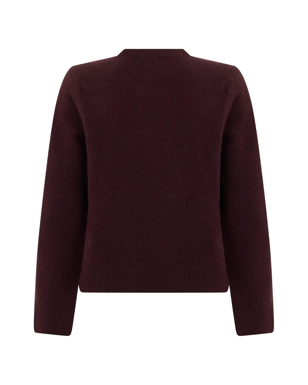 Maison Kitsuné Purple Crew Neck Sweater Wool