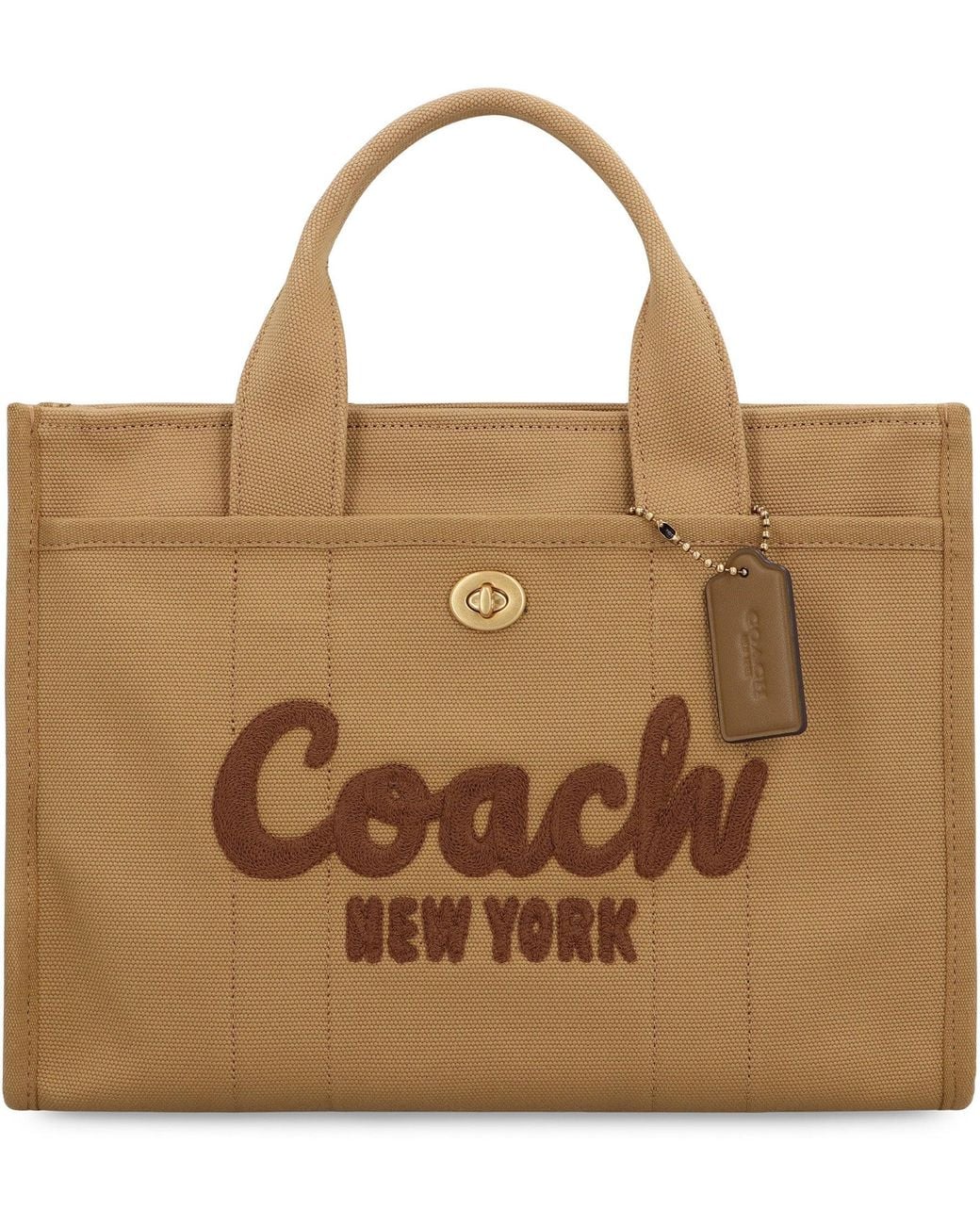 Coach Outlet 6pm Coach Bags COACH Cargo Tote Bag In Brown Lyst