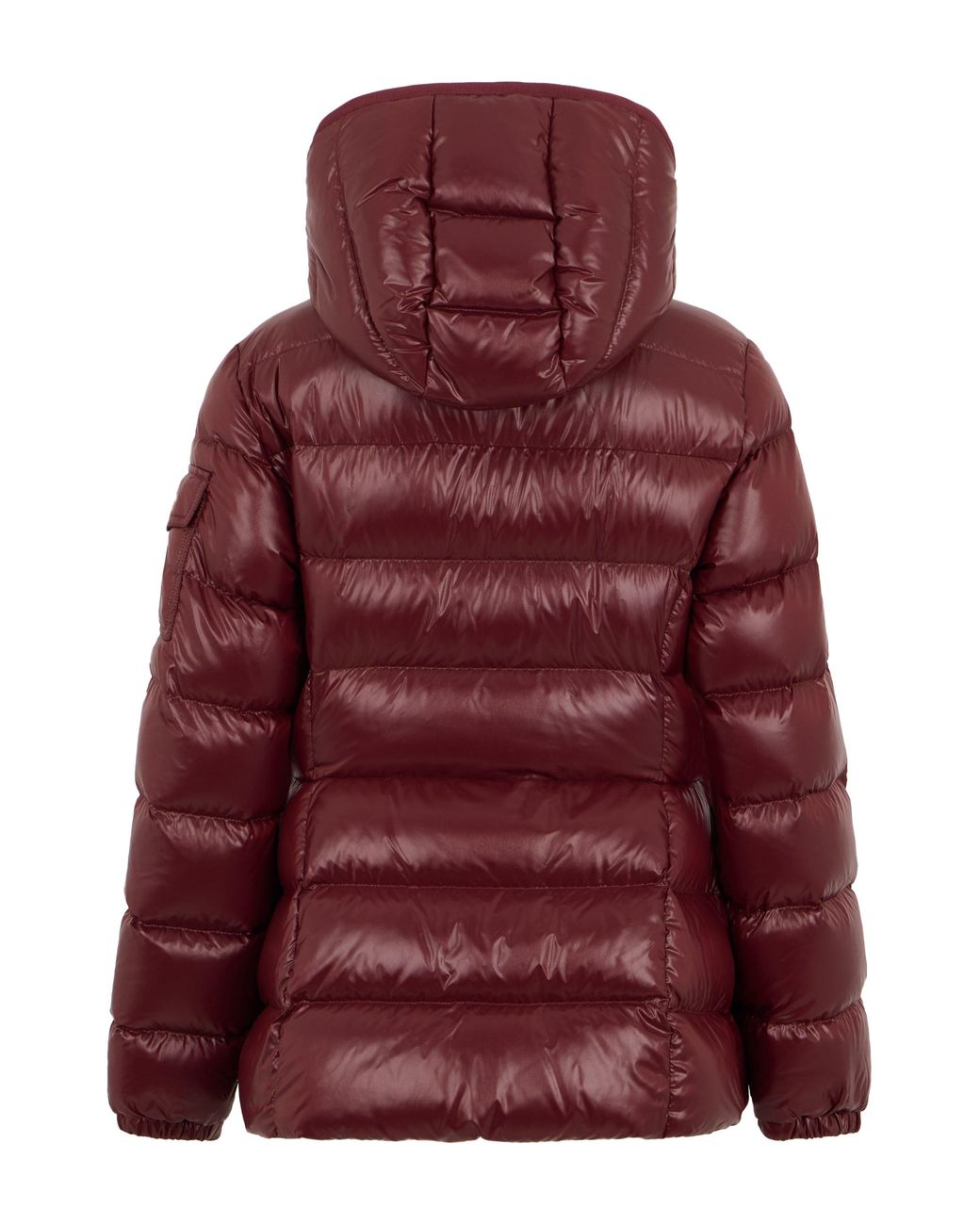 Moncler Red Barante Puffer Jacket With Hood